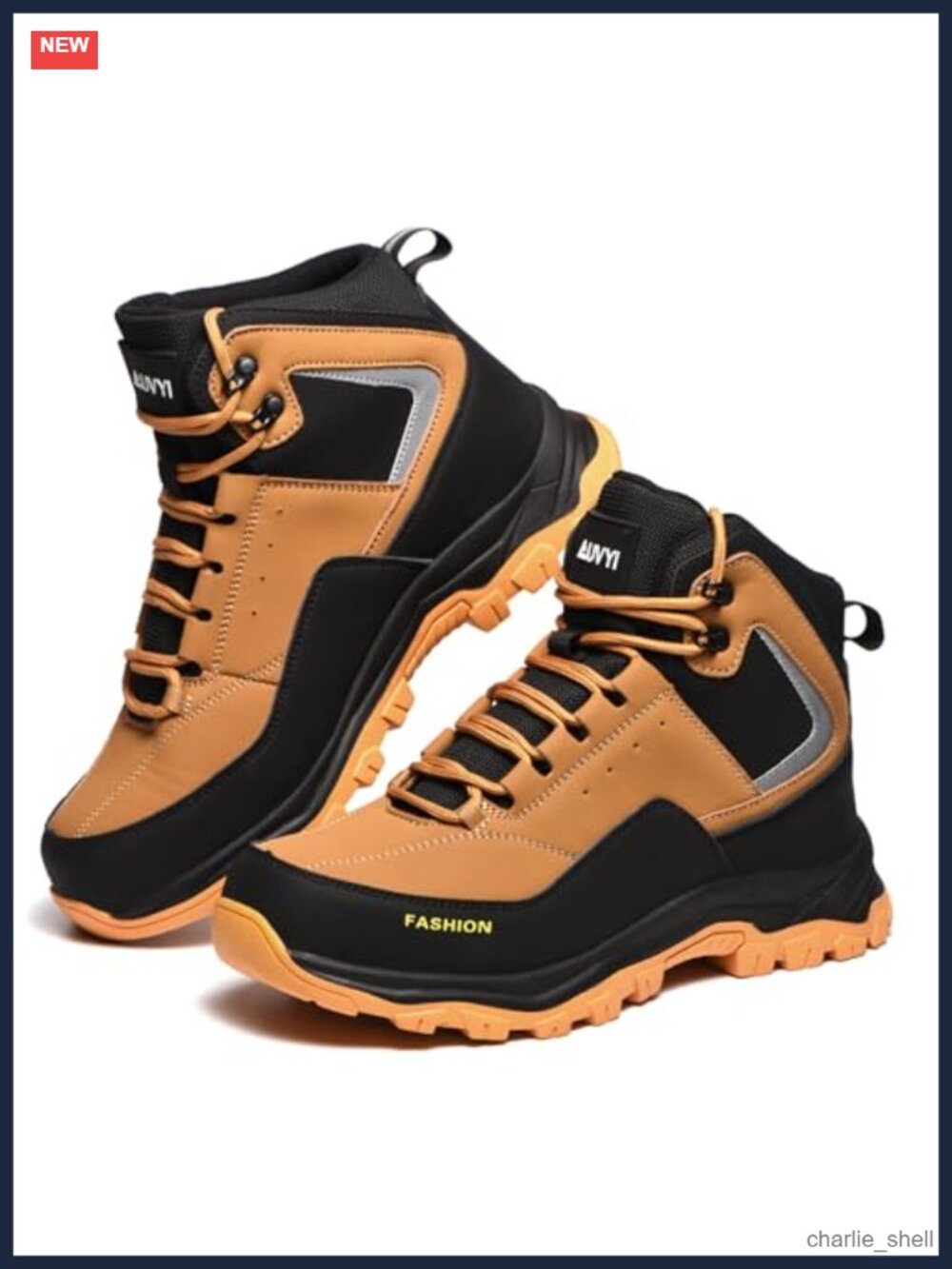 Steel Toe Work Boots Leather Puncture Resistant Industrial Construction Safety